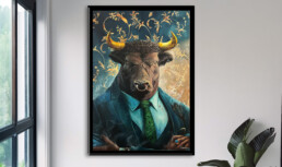 XRP Bull oil painting v2.0